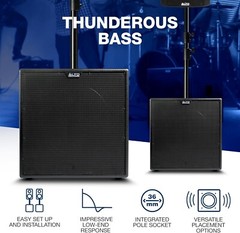 Powerful 900W TX12S Subwoofer with 12-Inch Driver – Easy Setup for Musicians
