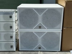 (4) Wharfedale Pro WLA-28A 8″ Line Array W/ (2) WLA-218BA SUB PKG #7018 (THS)