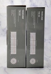 TASCAM TM-82 Dynamic Microphone (2) & TH-02 Studio Headphones