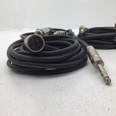 1lb of Live Wire Shielded Audio Interconnect Cables 3 total cables