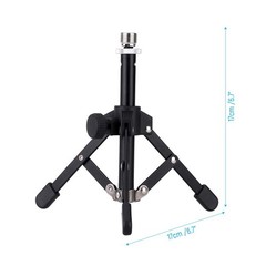 Mini Foldable Desktop Tabletop Tripod Microphone Mic Stand Holder Portable