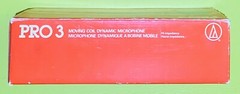 Audio-technica Pro 3 Dynamic Microphone Unidirectional Moving Coil, Untested