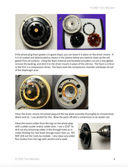 Jensen V21 Diaphragm and Rebuild Kit – For Leslie Speaker – with instructions