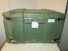 Rackmount 11U x24 Slide Out Rack Case ECS Legacy Composite Shockmount Shock Grn1