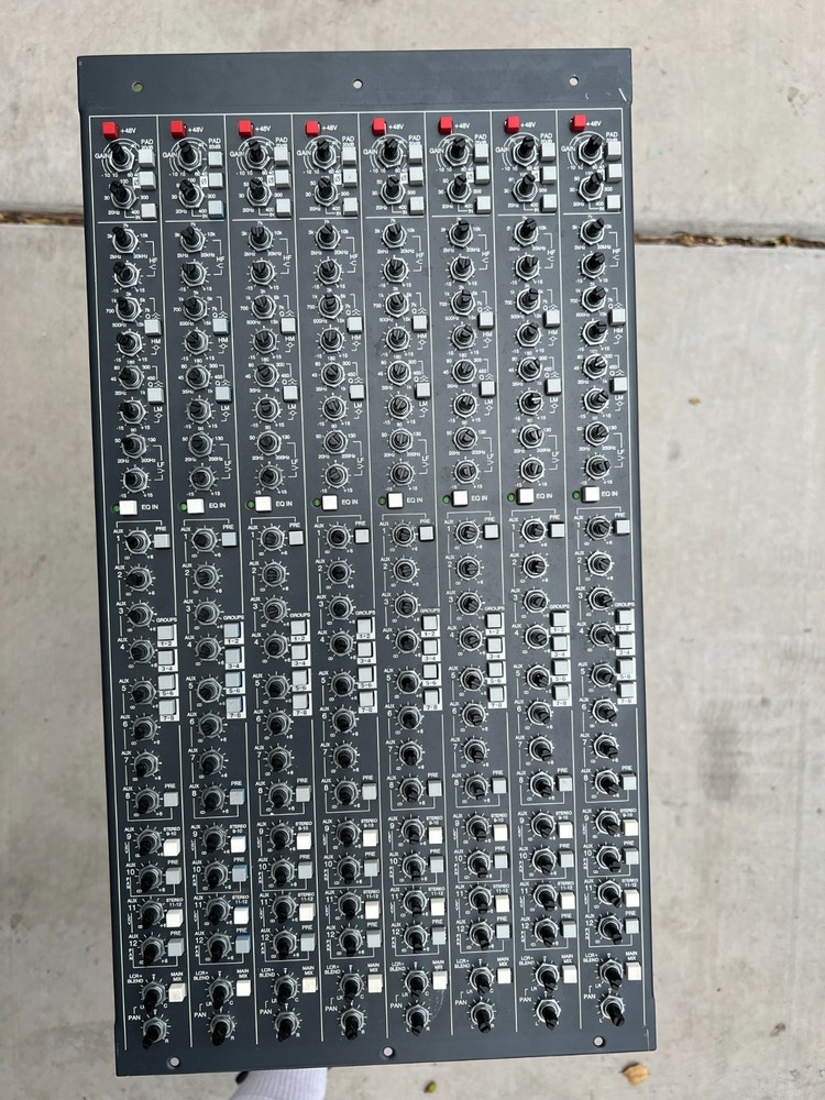 Allen & Heath ML4000 Channel Strip Assembly 8 input Channels Used