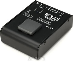 Rolls MS112 Push-to-Talk XLR A-B Switch