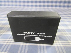 Sony ECM-16 Electret Condenser Microphone Excellent Condition FAST FREE SHIPPING