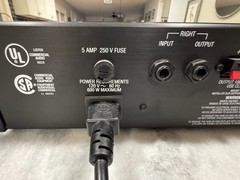 Alesis RA-100 Reference Amplifier 75 WPC @ 4 Ohms Stereo – Tested Working Video