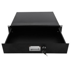 19″ 2U Equipment Rack Drawer-Module Storage Patch Panel Data Cabinet