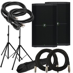 Mackie Thump 212 1400W 12″ Powered Speaker AUDIO ESSENTIALS BUNDLE