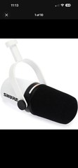 Shure MV7+ Hybrid Podcast Microphone – White