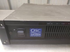 QSC CX1202V 1200W 70V 2-Channel Power Amplifier (Fully tested and working)