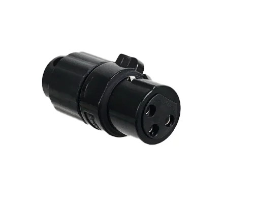 Switchcraft AAA3FBLP Low-Profile Adj Rt-Angle XLRF Connector, 0.3 Cable Opening