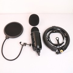 Blue Yeti A00121 888-000296 Condenser Microphone w/ Shock Mount TESTED Black USB