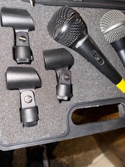 Lot of 3 Behringer XM1800S Dynamic Wired Professional Microphone