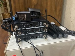 Shure SLX4 Wireless System Receiver & SLX2 -MS58 – Microphone J3-572-596-MHz.