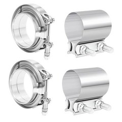 2.5 Inch Exhaust Clamp & 3.0 Inch V Band Clamp with 2.5 & 3.0 Inch Combination