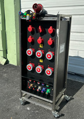 400A Power Distro With Cee 63A-Redx6 #383 (TRUEHEARTSOUND)