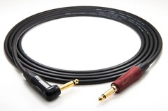Mogami 2524 W2524 Instrument Cable | Neutrik Silent 1/4 mm TS to TS Angled.
