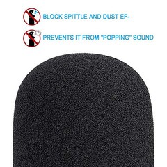 PodMic Pop Filter Foam Cover – Mic Windscreen Wind Cover Customized for 1 pcs