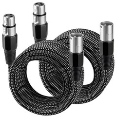 Professional Grade XLR Cable 2 Pack