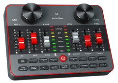 G1 Audio Mixer Kit for Live Streaming,Live Sound Card for Streaming,Audio Int…
