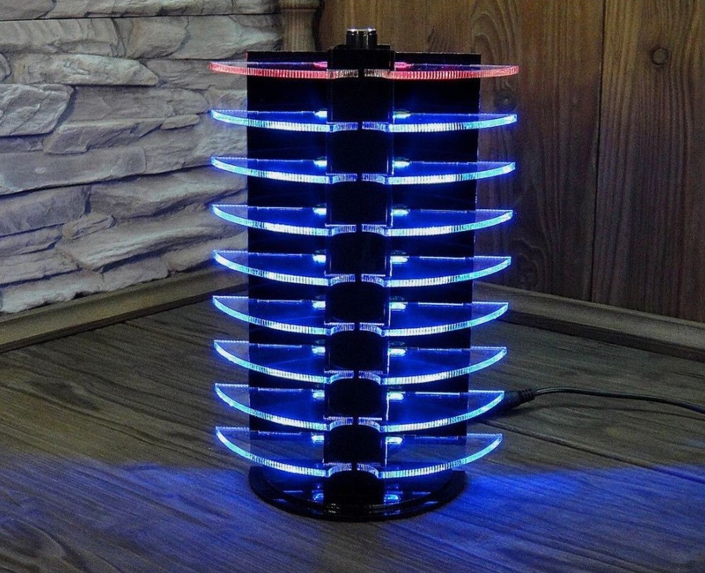 LED Stage Lighting Disco Party Club DJ Light VU Meter LM3915 Blue 1pcs