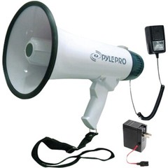New PMP45R Professional Megaphone Bull Horn +Siren & Mic ReChargeable Batteries