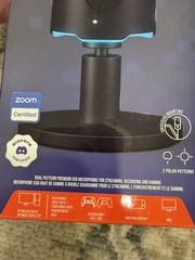 JBL Quantum Stream Dual-Pattern USB Microphone Streaming Recording & Gaming NIB