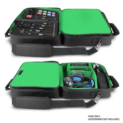 USA GEAR RODECaster Pro Case – Hold Podcaster, Mixer, Microphones, More (Green)