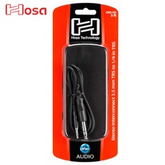 Hosa CMS-110 Stereo Interconnect 3.5 mm (1/8″) TRS to 1/4″ TRS 10 FT