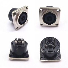 4x For Speakon For Neutrik NL8MPR Loudspeaker Amplifier 8 Pole Panel Connector