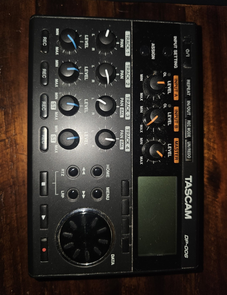 TASCAM DP-006 Portable Digital 4-Track Recorder w/ 3.5mm Line/Headphone Out