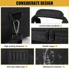 Padded Mixer Carry Bag Fits Behringer X-AIR Series Mixers（ XR12，XR16，XR18）, L 14