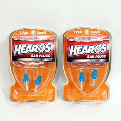 Hearos High Fidelity-Series Long-Term Ear Plugs -Size Small (2 Pairs) with Cases
