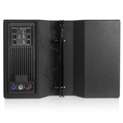 Sound Town Active Line Array 15″ Sub, 2 10″ Speakers, Frame ZETHUS-115SPW110PWX2