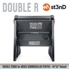 DOUBLE STAND for MOOG Semi-Modular Synths (40° and 55°) – Raised (by 75mm)