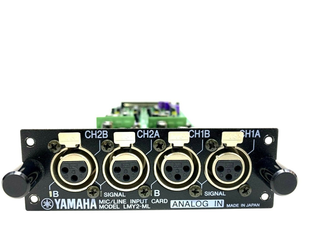 Yamaha LMY2-ML 2 Ch Analog Input Card #5946 (ONE)