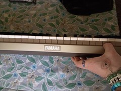 Vtg 1983 Yamaha PS-55 Synth Keyboard w/ Power Supply Works Tested