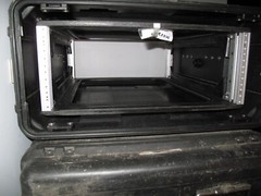 Rackmount 04U x24 ECS Legacy Composite Shock Mount Rack Black Case Shockmount A