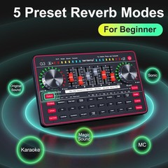 Podcast Microphone Bundle with Live Sound Board Audio Mixer, Podcast Equipmen…