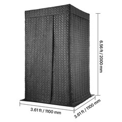 6.56 ft Portable Vocal Booth Recording Sound Booth Studio for Echo-Free Vocals