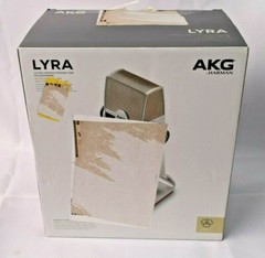 AKG Lyra Microphone 192 kHz for Podcast Studio Music Video – C44USB