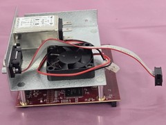 Biamp AudiaFlex CM-1 CobraNet Card 380-0647-90C with Fan & Power Input Module