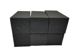 24 pcs Acoustic Foam Black Bass Trap Soundproof Corner Wall Studio Home 10x5x5