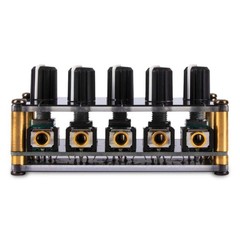 Stereo Audio Mixer With 4x 3.5mm input interfaces and 1x 3.5mm output interface