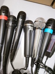 Lot of 10 Used Dynamic Wired Microphones – Various Brands & Models
