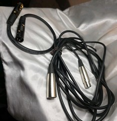 Lot – XLR Male to XLR Female Cable, 1.5 Feet,16AWG & 12 Ft Mic 3 Pin Cable Wire