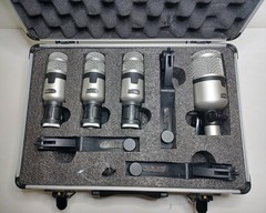 Miktek PMD4 4-Piece Drum Microphone Kit – For both Live and Studio – Never Used