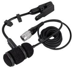 Audio Technica PRO 35cW Cardioid Condenser Instrument Microphone+Headphones